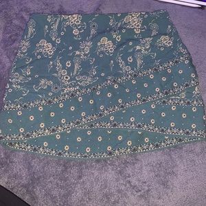 Floral free people skirt